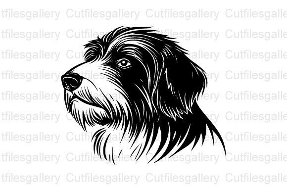 Bearded Collie SVG for Real Projects