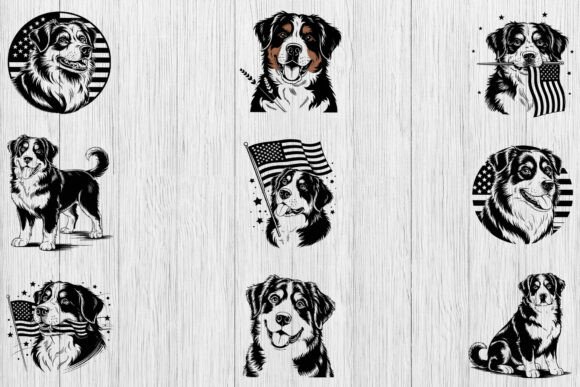 Bernese Mountain Dog SVG Bundle