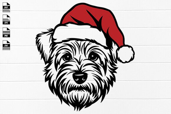 Christmas Dog Svg