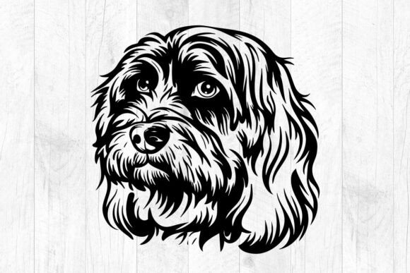 Cockerpoo Svg for Embroidery