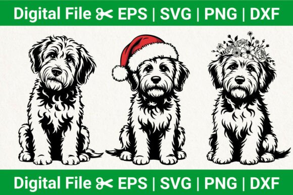 Cute Fluffy Dog Svg