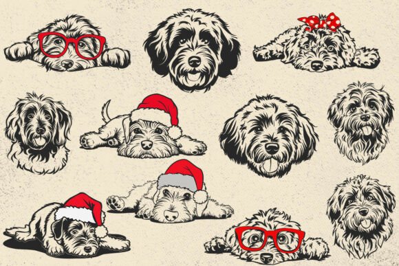 Cute Puppy Svg for Embroidery