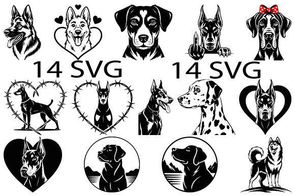 Doberman Svg Memorial Design