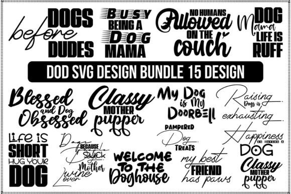 Dog SVG Bundle for Embroidery Projects