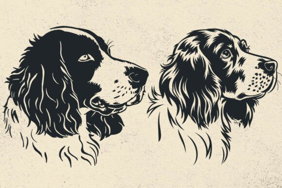 English Cocker Spaniel Svg for Real Projects
