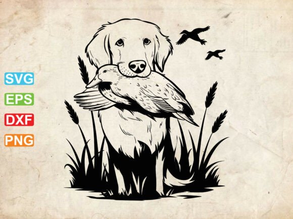 Hunting Dog SVG