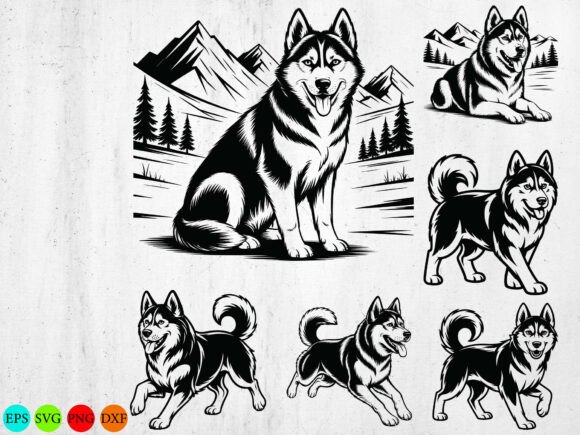 Husky Svg Bundle