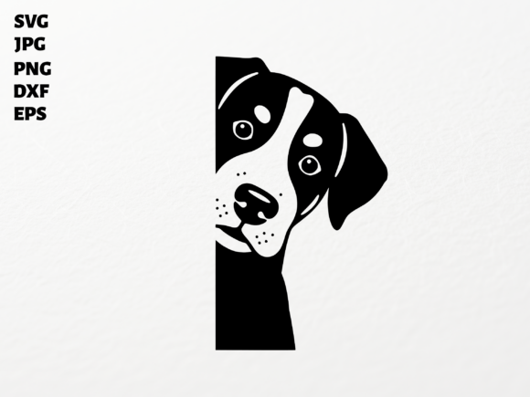 Peeking Dog SVG for Cricut Sublimation P