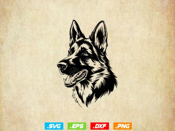 Shepard Dog SVG