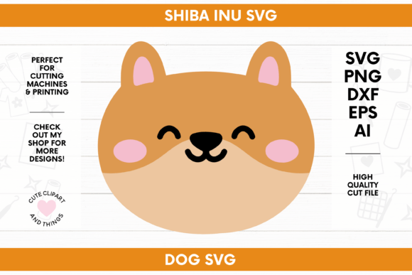 Shiba Inu SVG Dog SVG